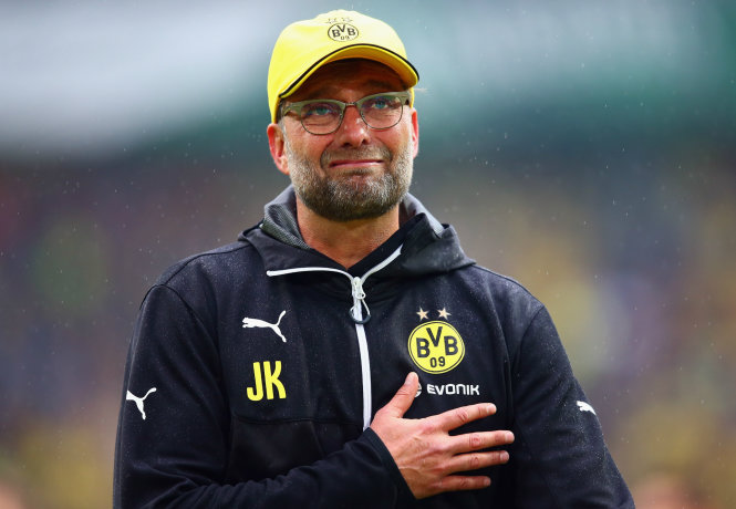 Jürgen Klopp trong ngày chia tay Dortmund.